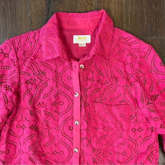 Anthropologie Maeve Slim Pink Button Down
SZ 4 - Picture 5 of 9